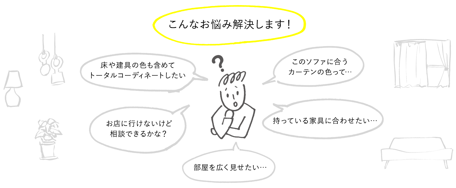こんなお悩み解決します