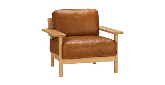 DIMANCHE SOFA (1) Premium Leather Marron