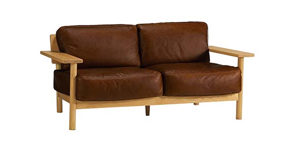 DIMANCHE SOFA (2) Premium Leather Chocolate