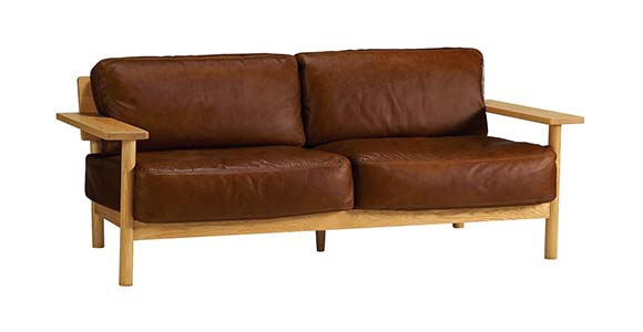 DIMANCHE SOFA (C3) Premium Leather Chocolate