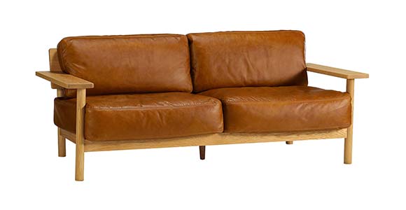 DIMANCHE SOFA (C3) Premium Leather Marron