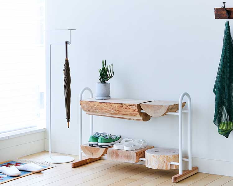 ひのき切り株 オリジナルサイドテーブル 丸太 椅子 オブジェ