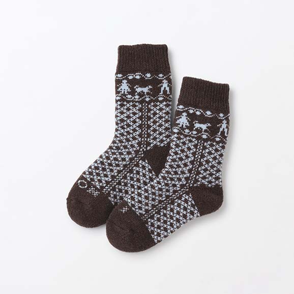 Socks Dark brown