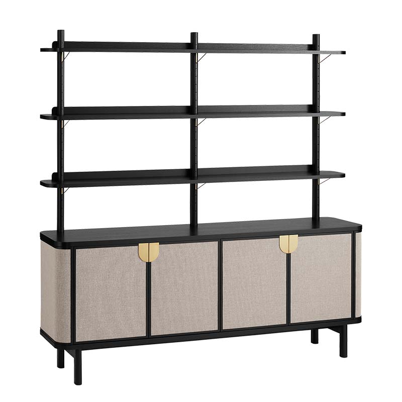 KOTI SHELF L Black