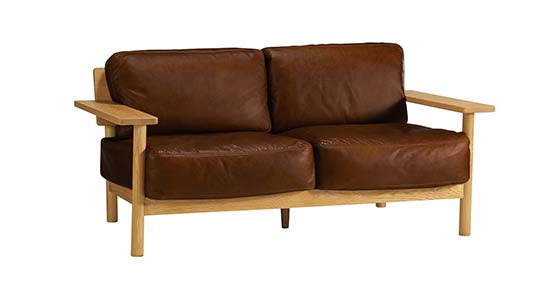 DIMANCHE SOFA (2) Premium Leather Chocolate