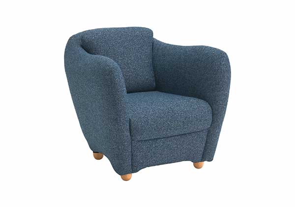 MINI MILLER ARM CHAIR Blue gray