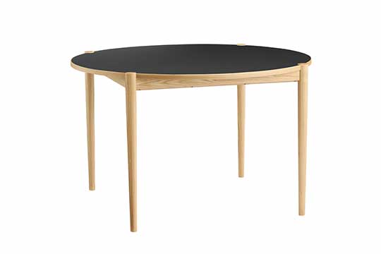 NOVA DINING TABLE ROUND 1200 Charcoal ~ Natural