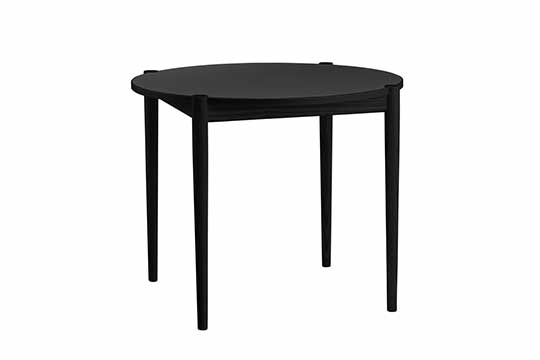 NOVA DINING TABLE ROUND 900 Charcoal ~ Black