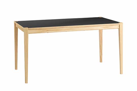 NOVA DINING TABLE SQUARE 1400 Charcoal ~ Natural