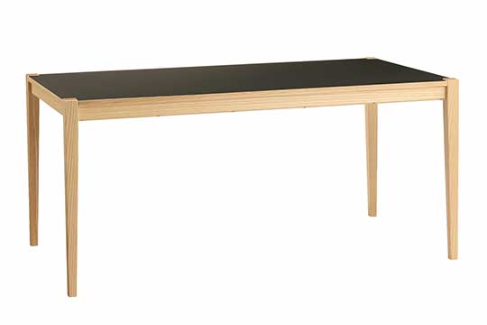 NOVA DINING TABLE SQUARE 1600 Charcoal ~ Natural
