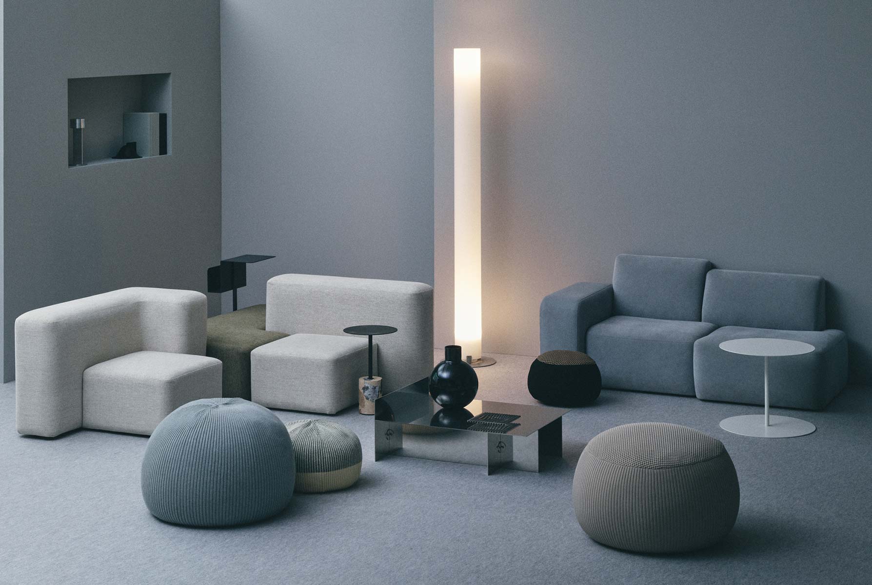 イデー　プープグレー PUUF Gray｜1人掛け｜IDEE SHOP Online