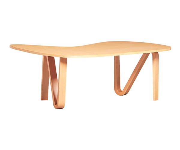 CURVED PLYWOOD TABLE
