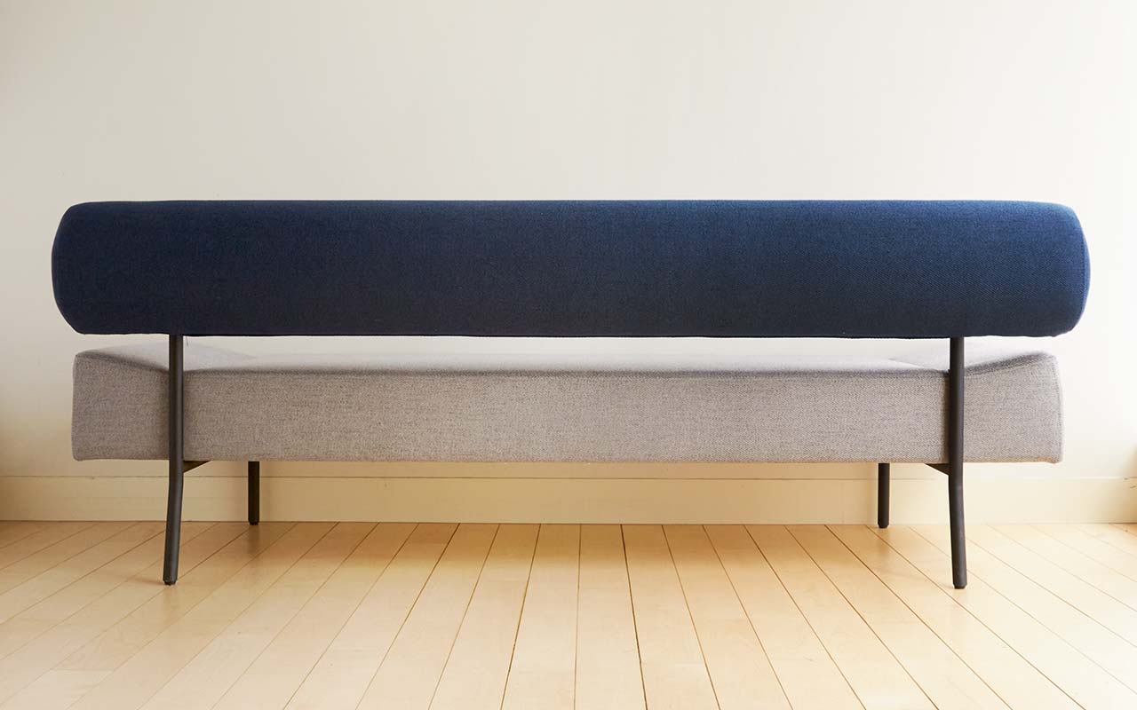 在庫品】DIVANCO SOFA Round Navy × Dark gray｜3人掛け｜IDEE SHOP Online