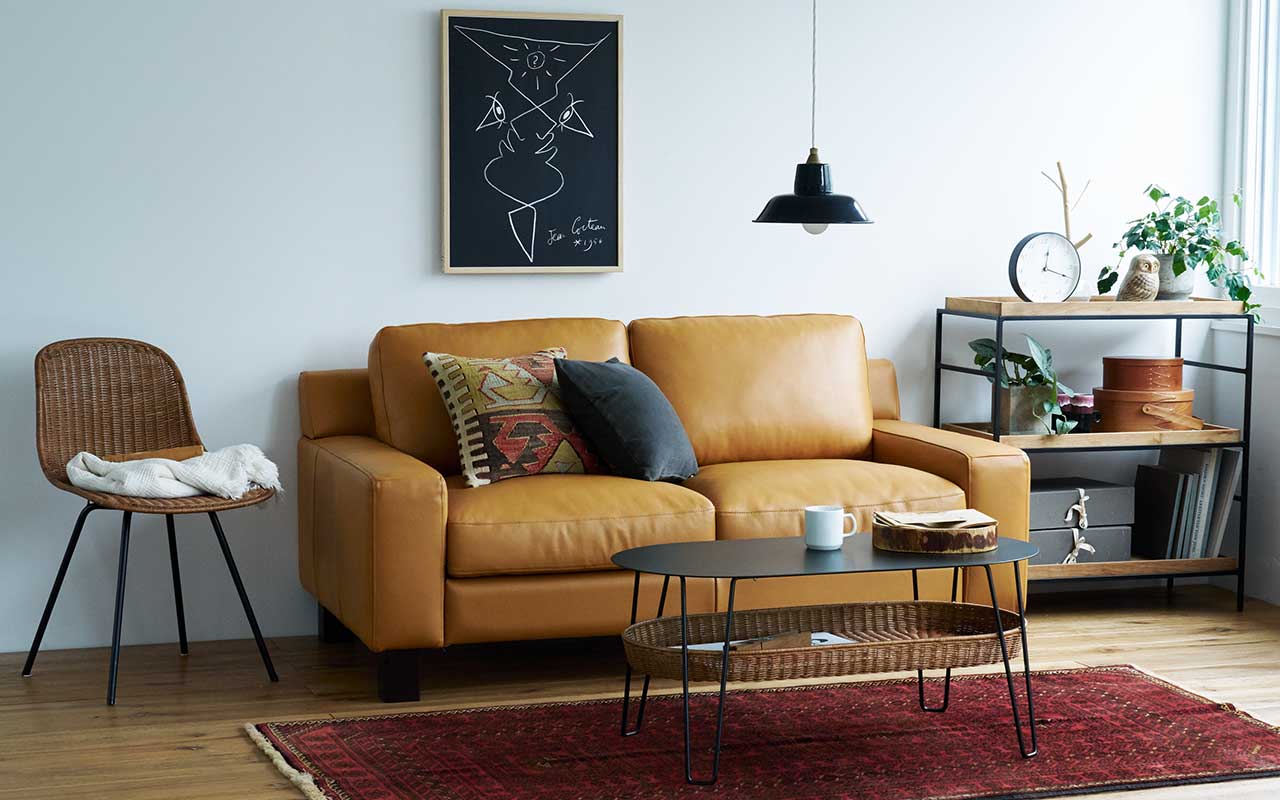 SERIEUX SOFA 1900 Smooth Camel｜3人掛け｜IDEE SHOP Online