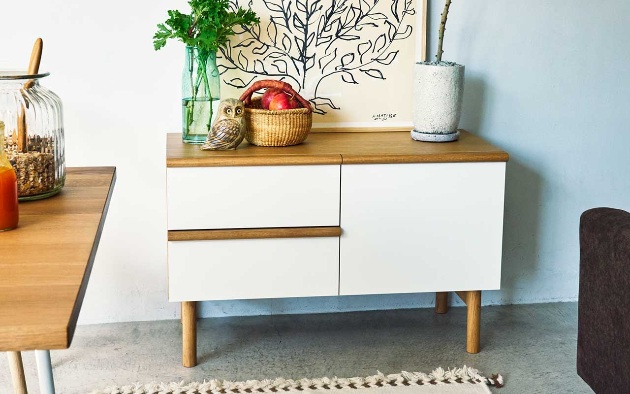 品】IDEE STILT SIDEBOARD S Natural-