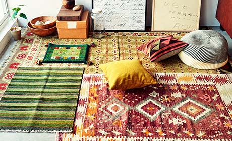 NOMAD STYLE WITH KILIM, GABBEH