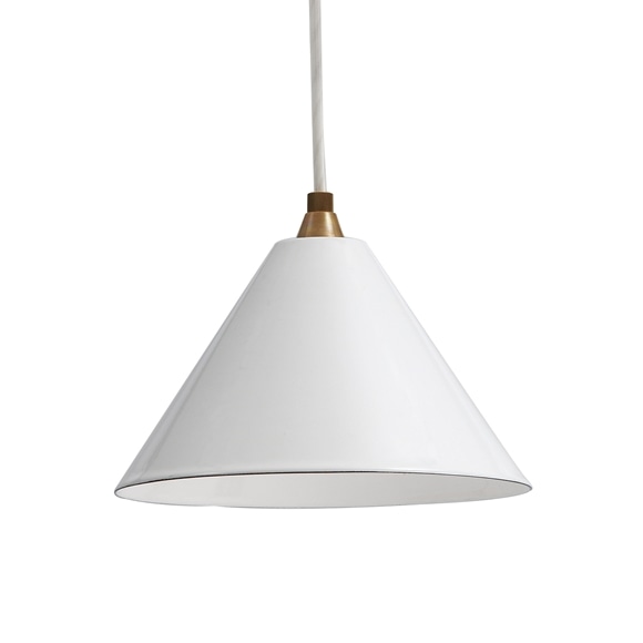 yʐ^zPORCELAIN ENAMELED IRON LAMP White