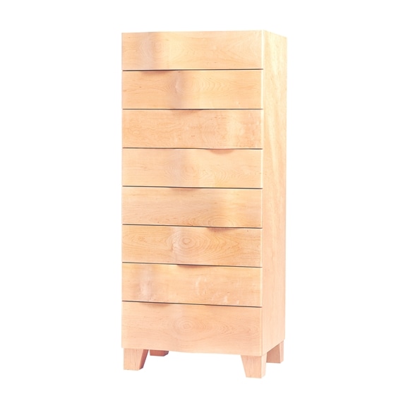 WAVE TALL CHEST Maple