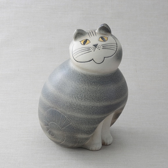 定番品】Lisa Larson Cat MIA Maxi Gray｜陶芸・ガラス作品｜IDEE SHOP