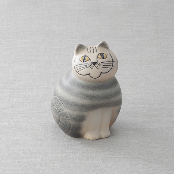 定番品】Lisa Larson Cat MIA Medium Gray｜陶芸・ガラス作品｜IDEE