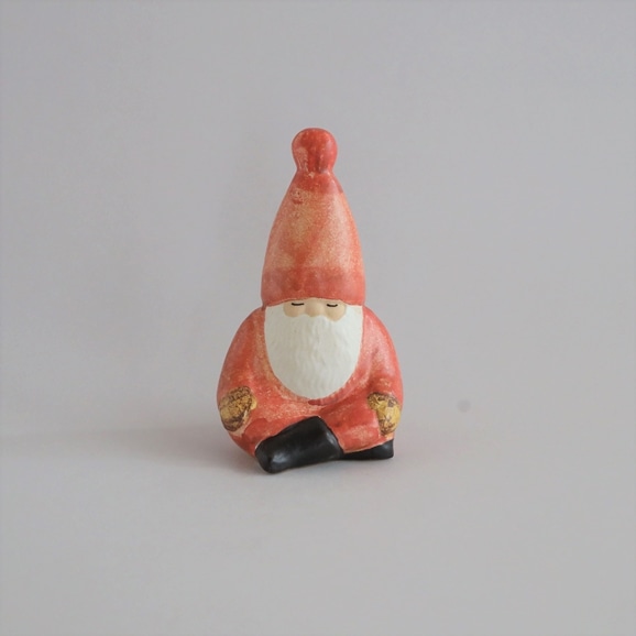 Lisa Larson Yoga Santa Red