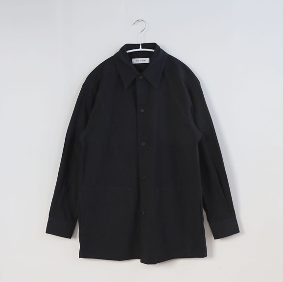 yʐ^zTHE HINOKI I[KjbNRbg Slit Pocket Shirt 3 Black