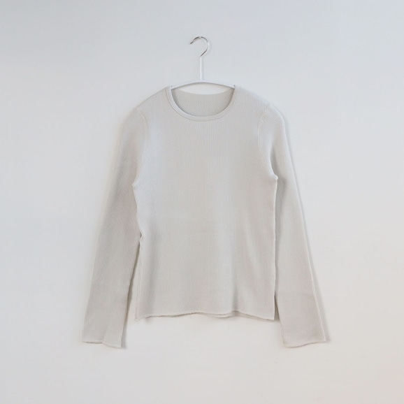 yʐ^zTHE HINOKI I[KjbNRbg Rib T-Shirt 0 Oatmeal