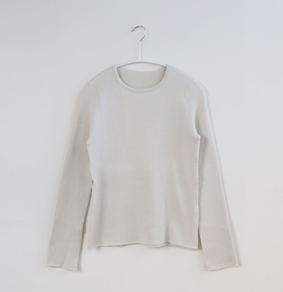 yʐ^zTHE HINOKI I[KjbNRbg Rib T-Shirt 3 Oatmeal