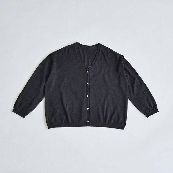 yʐ^zH& by POOL Wool Cardigan Black