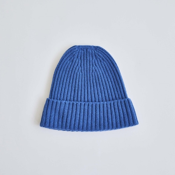 yʐ^zH& by POOL Cashmere Knitted Hat Royal Blue