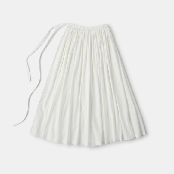 【写真】H& by POOL Gathered Skirt Off White