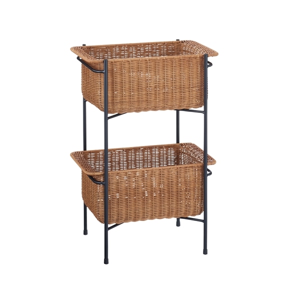 WALLABY BASKET STAND Black