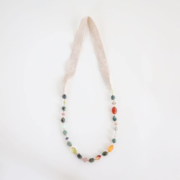 yʐ^zsai Necklace Green Turquoise 