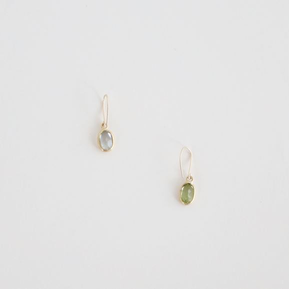 yʐ^zsai Pierce Peridot & Aquamarine