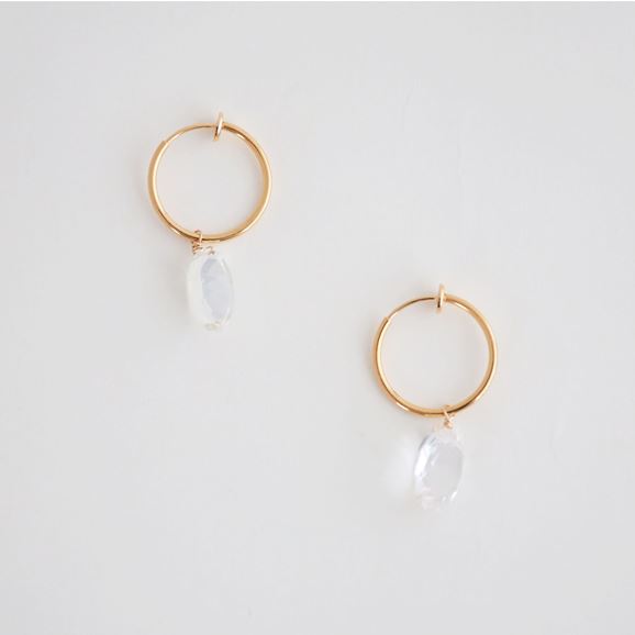 yʐ^zsai Earring Crystal Quartz