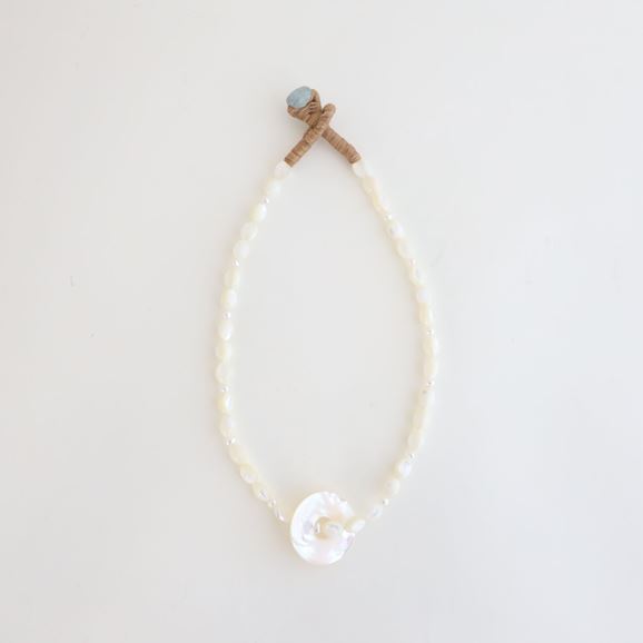 yʐ^zsai Necklace Mother of Pearl