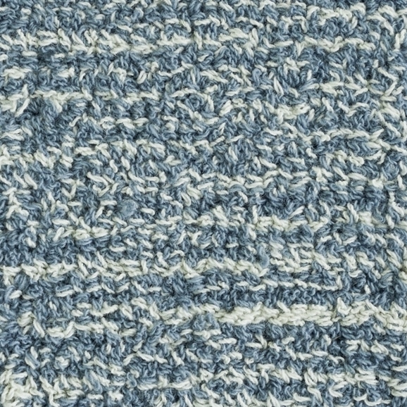 【写真】ラグ Fioriウールツイスト10 長方形150×200cm ライトブルー