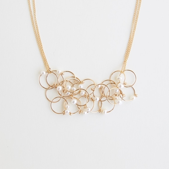 asumi bijoux petal necklace