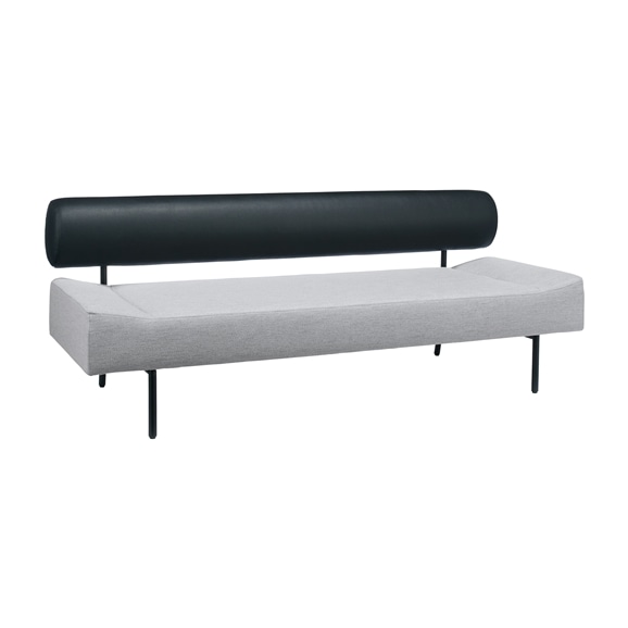 yʐ^zy݌ɕizDIVANCO SOFA Round Black × Light gray