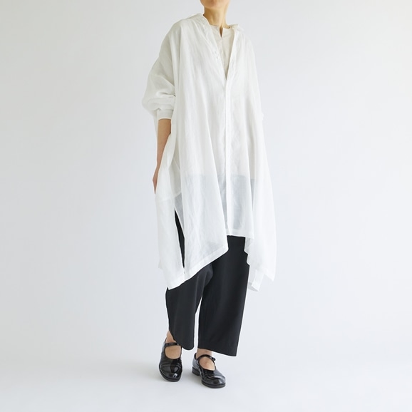 yʐ^z5W Poncho Shirts 2 White