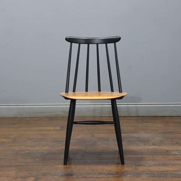 【写真】【ヴィンテージ家具】イルマリ・タピオヴァーラ Vintage Fanett Chair Black