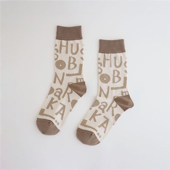 yʌzM؍YfUC IDÉE Daily Socks M Alphabet