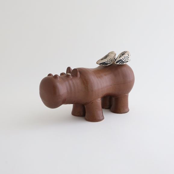 yʐ^zVintage Lisa Larson Stora zoo Flodhast