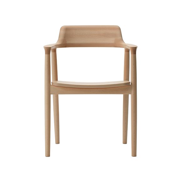 yʐ^zy󒍐Yiz}j؍H HIROSHIMA ARM CHAIR WOOD SEAT Beech