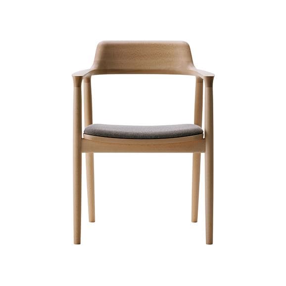 yʐ^zy󒍐Yiz}j؍H HIROSHIMA ARM CHAIR Beech Gray M02