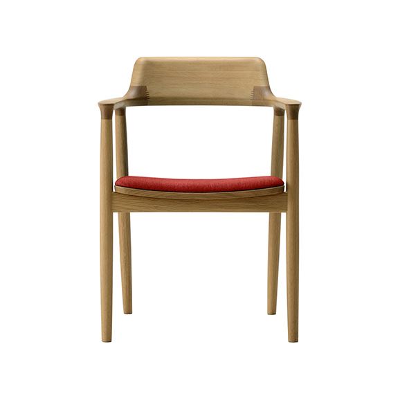 受注生産品】マルニ木工 HIROSHIMA ARM CHAIR Oak Red M02｜リビング 