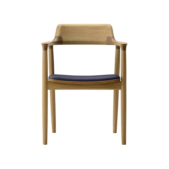 受注生産品】マルニ木工 HIROSHIMA ARM CHAIR Oak Navy M05