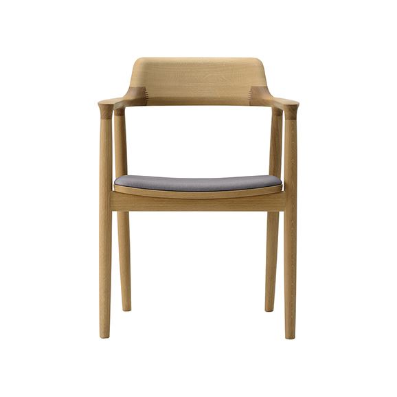 yʐ^zy󒍐Yiz}j؍H HIROSHIMA ARM CHAIR Oak Oil Gray M02