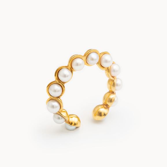 AROM. PON DE RING EAR CUFF M Gold