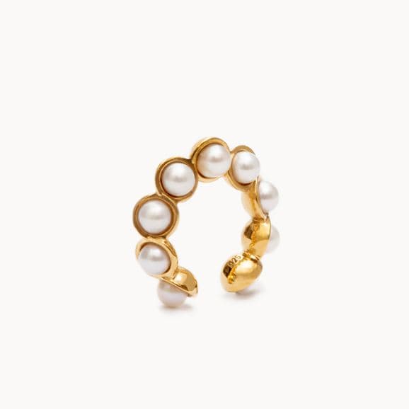 yʐ^zAROM. PON DE RING EAR CUFF S Gold